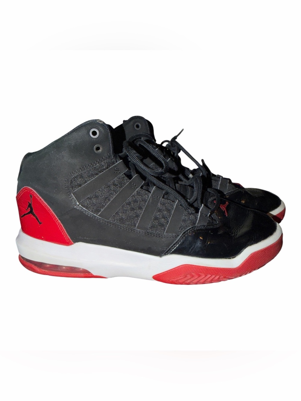 Jordan boys High-Top Basketball Sneakers - Black/Red/White
